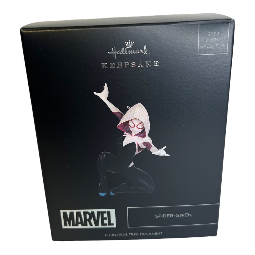 NIB Rare Spider Gwen Spiderman Christmas Ornament 1 of 3000 SDCC EXCLUSIVE 2022